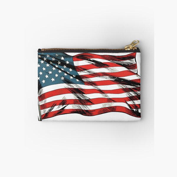 Artikelvorschau, Patriotische amerikanische Flagge im Vintage-Retro-Comic-Stil entworfen und verkauft von MiloOfficial.