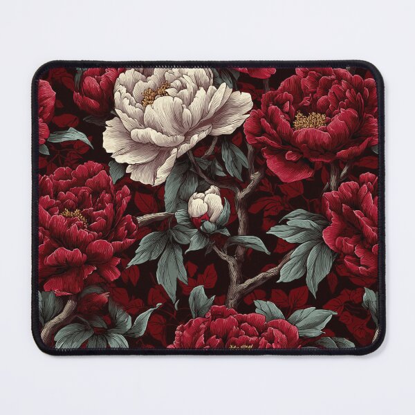 Item preview, Bold Ornamental Floral Peonies Print For Summer Birthday designed and sold by RoyalStarsPatts.