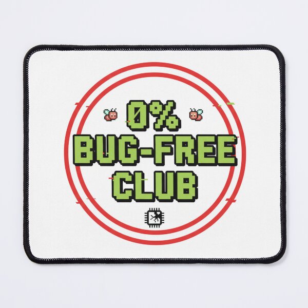 Item preview, 0 Percent Bug-Free Club Design designed and sold by WiserShop.