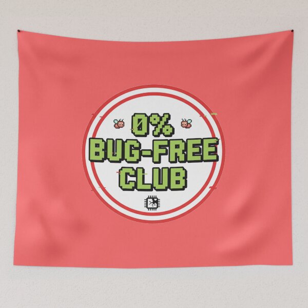 Item preview, 0 Percent Bug-Free Club Design designed and sold by WiserShop.