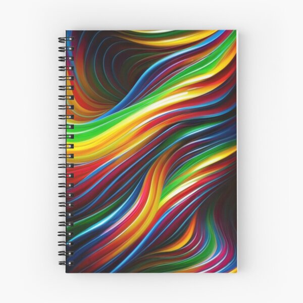 Item preview, logo, picture, illustration, graphics, Texture of neon stripes of multi-colored joy., conceptual art, painting, vivid, dark fantasy multicolor designed and sold by gulka8.
