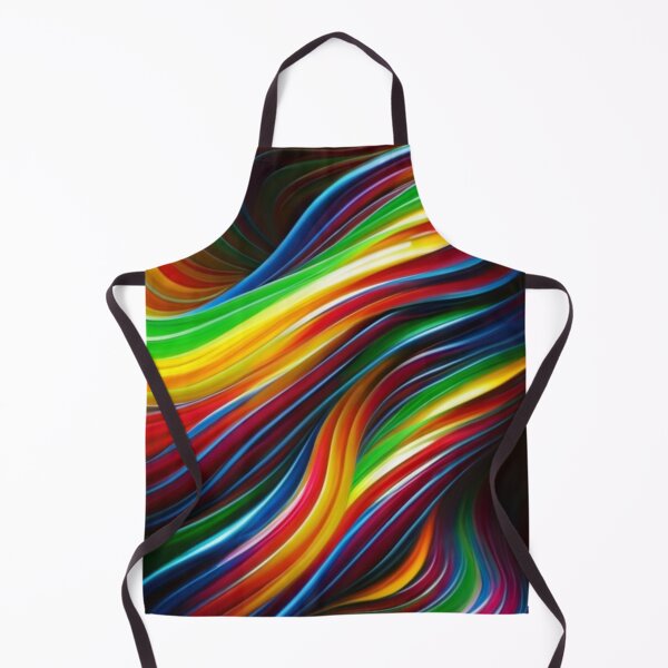 Item preview, logo, picture, illustration, graphics, Texture of neon stripes of multi-colored joy., conceptual art, painting, vivid, dark fantasy multicolor designed and sold by gulka8.