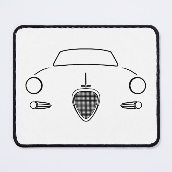 Item preview, Goggomobil TS250 1950s German classic car black outline designed and sold by soitwouldseem.