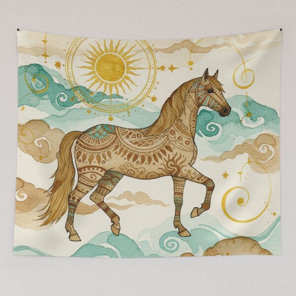 Item preview, White horse  designed and sold by Design4uStudio.