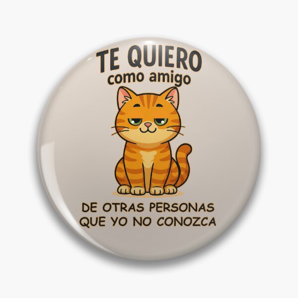 Item preview, Funny orange cat I love you as a friend, from other people, that I don't know. designed and sold by La Loca.