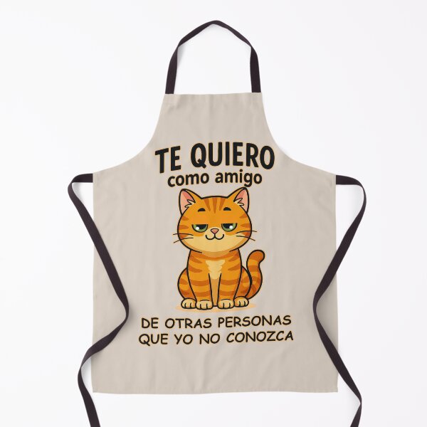 Item preview, Funny orange cat I love you as a friend, from other people, that I don't know. designed and sold by La Loca.