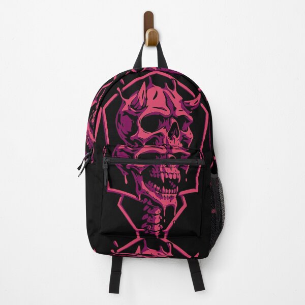 Item preview, Red horned skull designed and sold by manuvila.