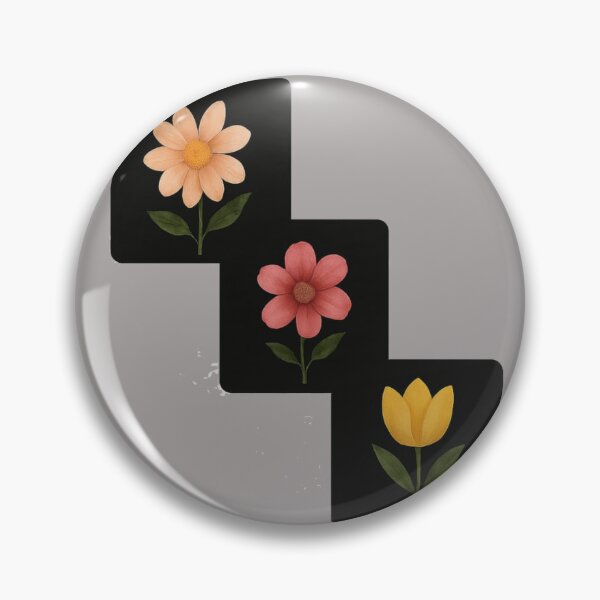 Item preview, Retro Floral Minimalist T-Shirt – Vintage Flower Aesthetic Tee designed and sold by KDesignCrafts.