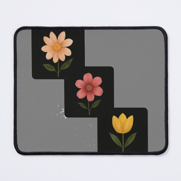 Item preview, Retro Floral Minimalist T-Shirt – Vintage Flower Aesthetic Tee designed and sold by KDesignCrafts.