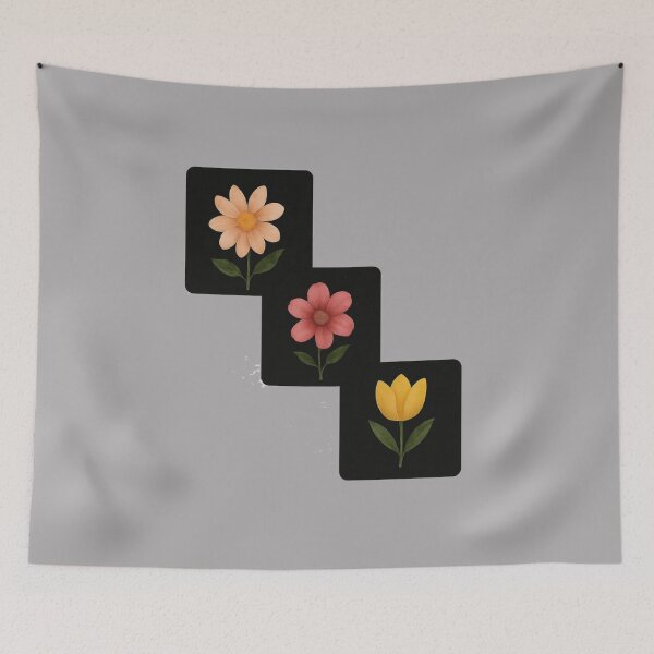 Item preview, Retro Floral Minimalist T-Shirt – Vintage Flower Aesthetic Tee designed and sold by KDesignCrafts.