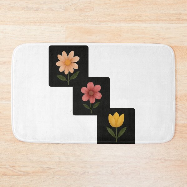 Item preview, Retro Floral Minimalist T-Shirt – Vintage Flower Aesthetic Tee designed and sold by KDesignCrafts.