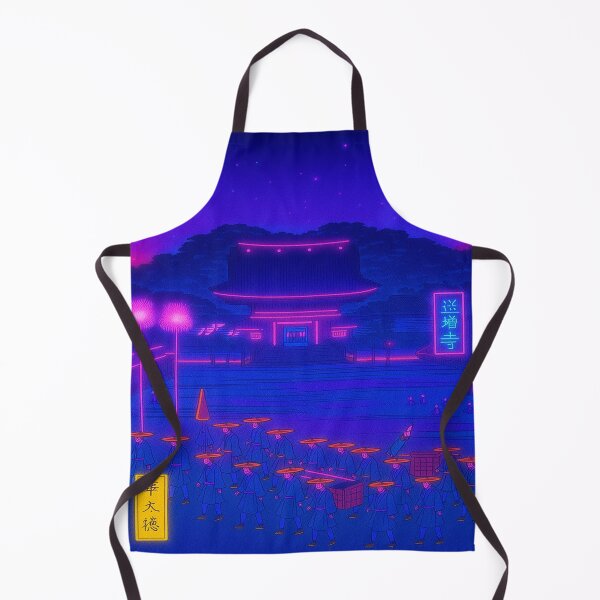 Item preview, Neon Ukiyo-e Procession: Zojo-ji Temple Nightscape designed and sold by Neo-Ukiyo-Wave.