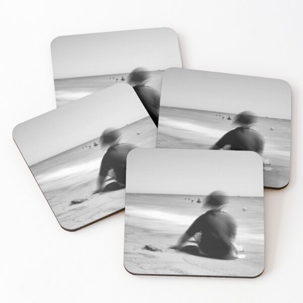 Item preview, Young boy sitting on the beach designed and sold by Charles Oliver Creations.