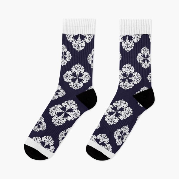 Item preview, Floral Vintage Damask – Elegant Classic Botanical Pattern designed and sold by Line-Aura.