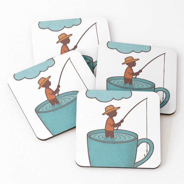 Item preview, Surreal Fisherman Underwater designed and sold by moonyeto.