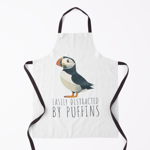 Item preview, Easily Distracted By puffins designed and sold by Steele-Art.