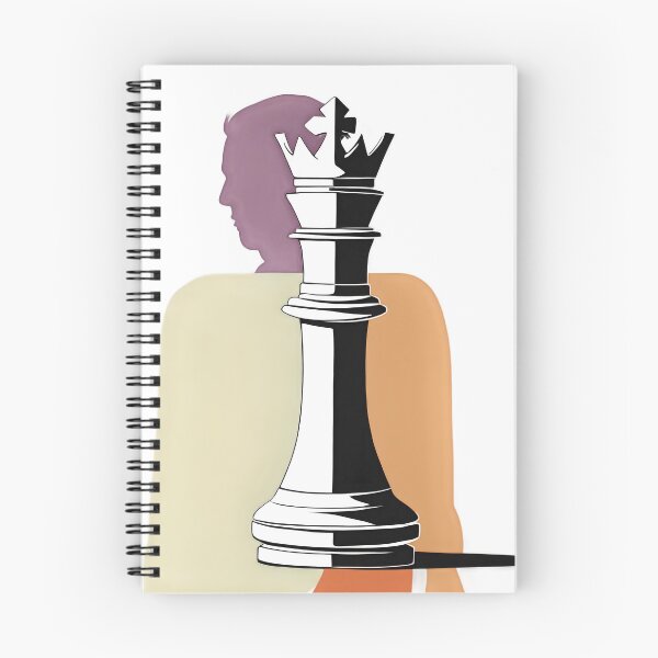 Item preview, Minimalist Chess King, Simple Chess Player Gift, Board Game Line Art designed and sold by ThePromptStudio.