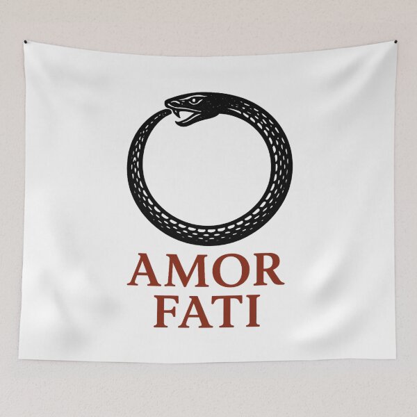 Item preview, Amor Fati Minimalist Stoic Philosophy Design designed and sold by Retr0Tshirts.