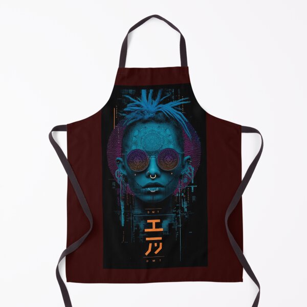 Item preview, Cyberpunk Neon Oracle – Techno Vision designed and sold by DarkSpaceVibes.