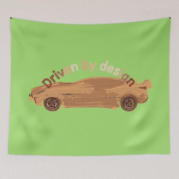 Item preview, Driven by Design: Earthy Wooden Car Art designed and sold by MCT-GALLERY.