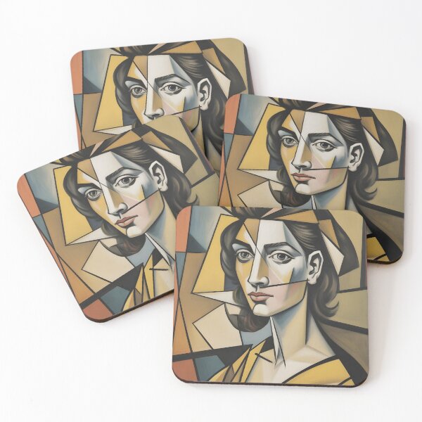 Item preview, Woman Portrait in Cubist Style designed and sold by matek133.