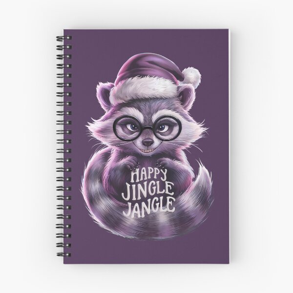 Item preview, Happy Jingle Jangle Mischievous Raccoon Christmas designed and sold by SolaoLab.