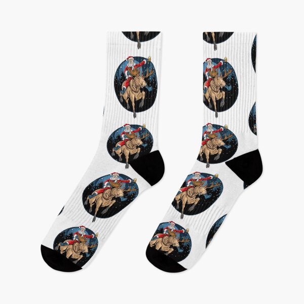 Item preview, Santa Moose Ride Holiday Fun designed and sold by Oniyasha.