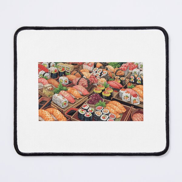 Item preview, Feast of Sushi: Vibrant Japanese Platter designed and sold by JapaneseStor.