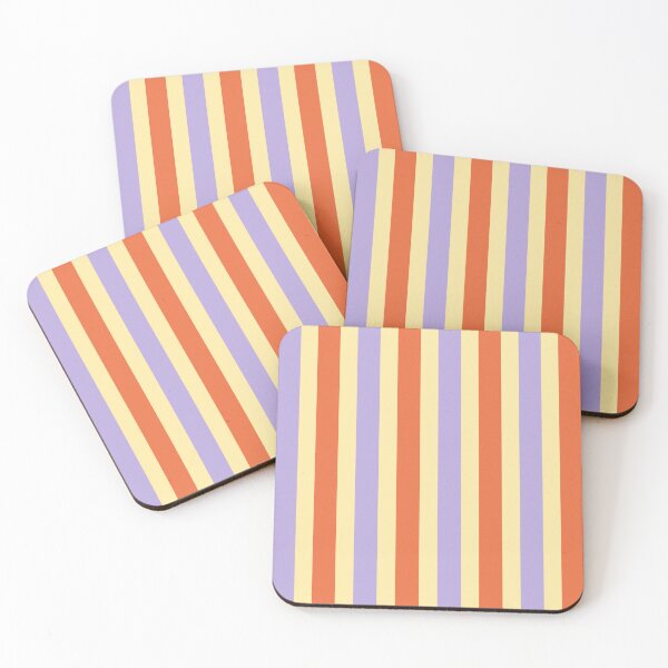 Item preview, Purple and Orange Stripes designed and sold by The Innocent Ghost Project.