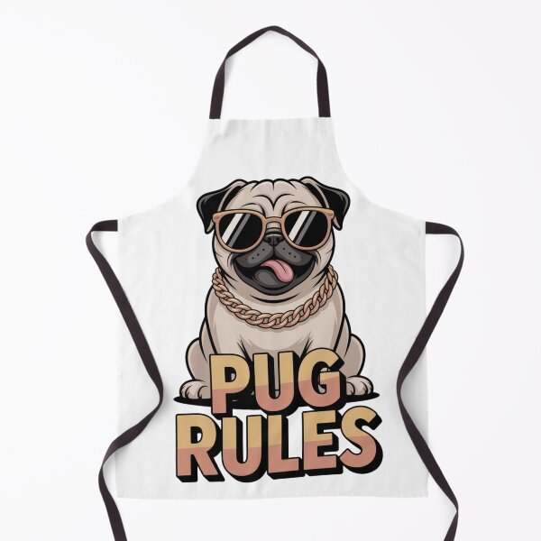 Item preview, Pug Rules - Cool Dog Vibes designed and sold by SilexStudio.