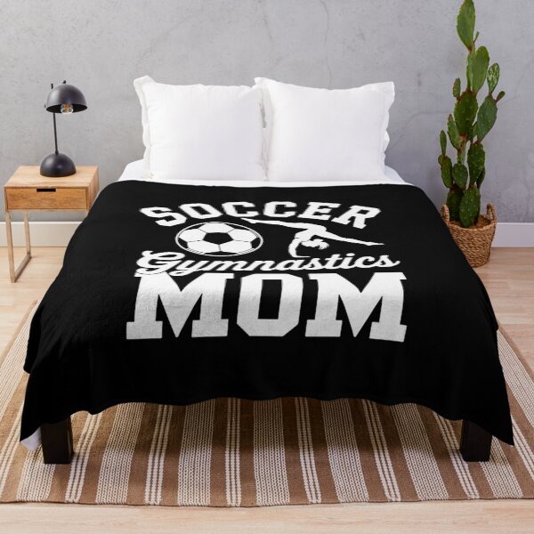 Item preview, Soccer and Gymnastics Mom Soccer Player Gymnast Mom designed and sold by lilLilaBatArt.