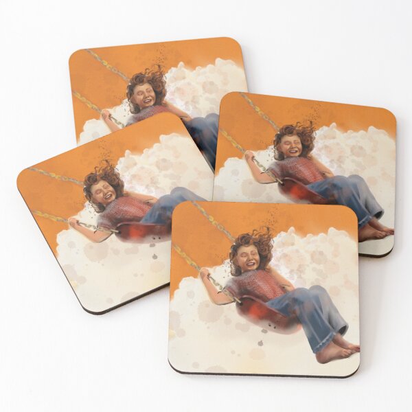 Item preview, Joyful Swing – Childhood Freedom Illustration designed and sold by jassoart.