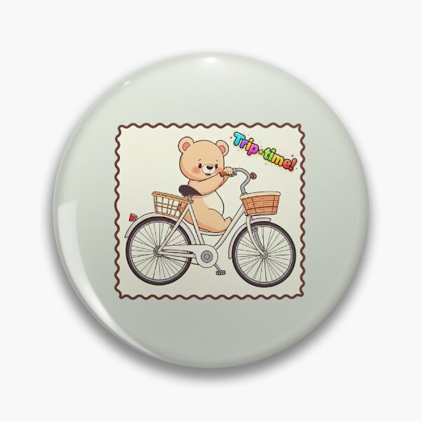Item preview, Charming Bear on a Bike: Trip Time! designed and sold by MCT-GALLERY.