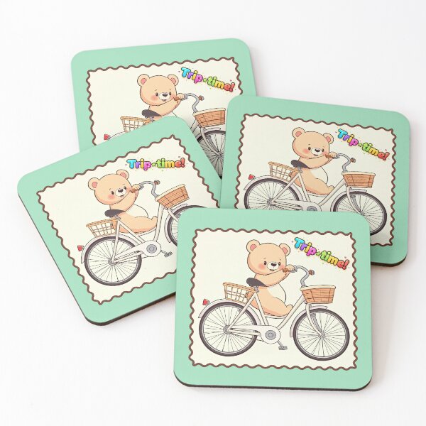 Item preview, Charming Bear on a Bike: Trip Time! designed and sold by MCT-GALLERY.