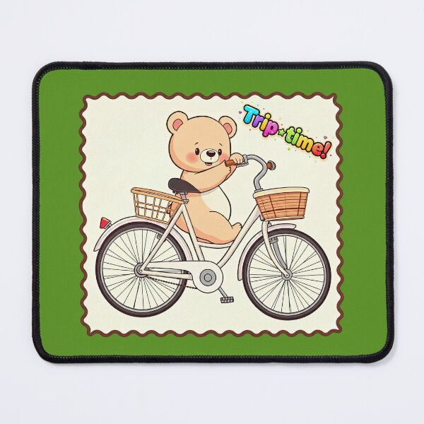 Item preview, Charming Bear on a Bike: Trip Time! designed and sold by MCT-GALLERY.