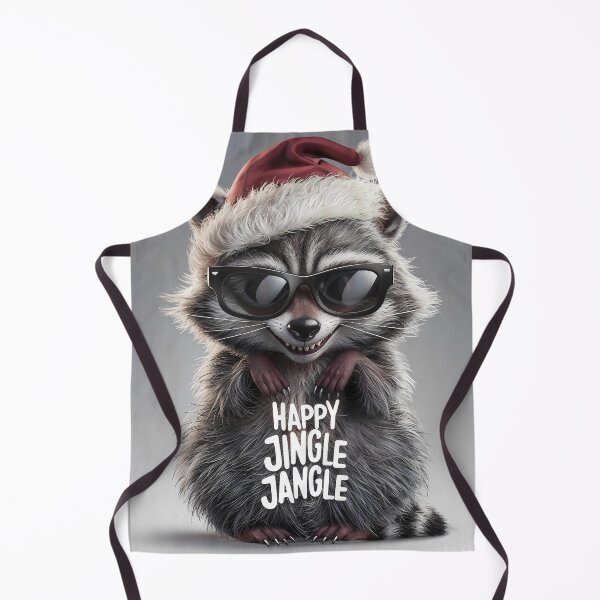 Item preview, Happy Jingle Jangle Funny Raccoon Christmas designed and sold by SolaoLab.