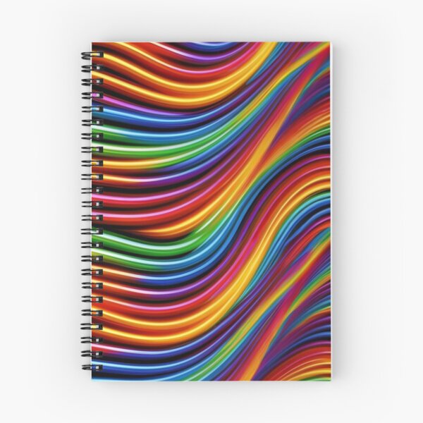 Item preview, logo, picture, illustration, graphics, Texture of neon stripes of multi-colored joy., conceptual art, painting, vivid, dark fantasy multicolor designed and sold by gulka8.