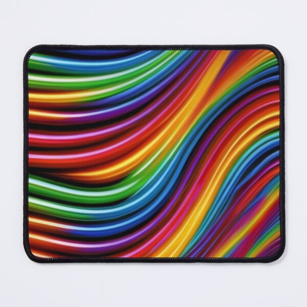 Item preview, logo, picture, illustration, graphics, Texture of neon stripes of multi-colored joy., conceptual art, painting, vivid, dark fantasy multicolor designed and sold by gulka8.