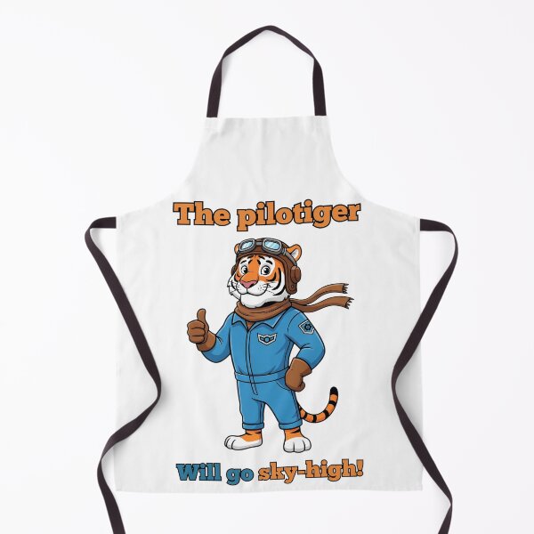 Item preview, The Pilotiger | Pilot Tiger RPG Animal Illustration designed and sold by Pets & Memes & Stuff.
