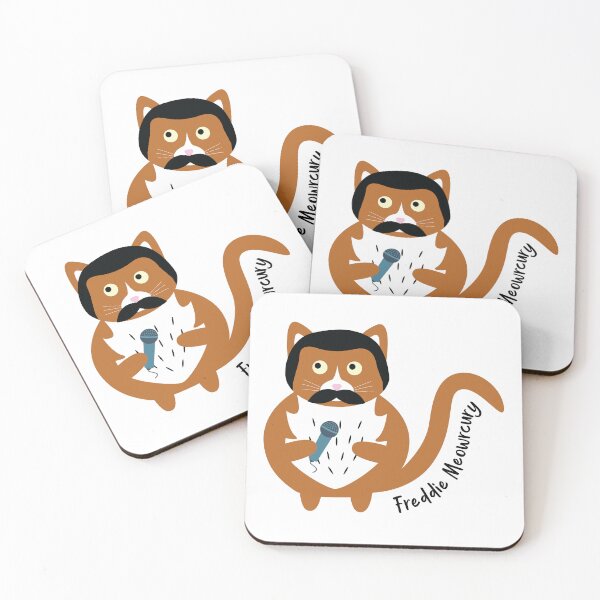 Item preview, Freddie Meowrcury | White designed and sold by annemyne.
