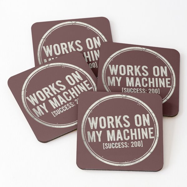 Item preview, Title: "Works on My Machine" Programmer Shirt | Funny Software Developer Gift | Coding Debugging Humor T-Shirt | Minimalist Engineer Badge Design designed and sold by kinany00.
