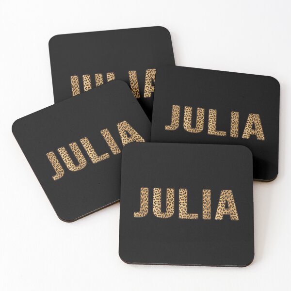 Item preview, Julia Name Leopard Print designed and sold by Jeallan Designs.