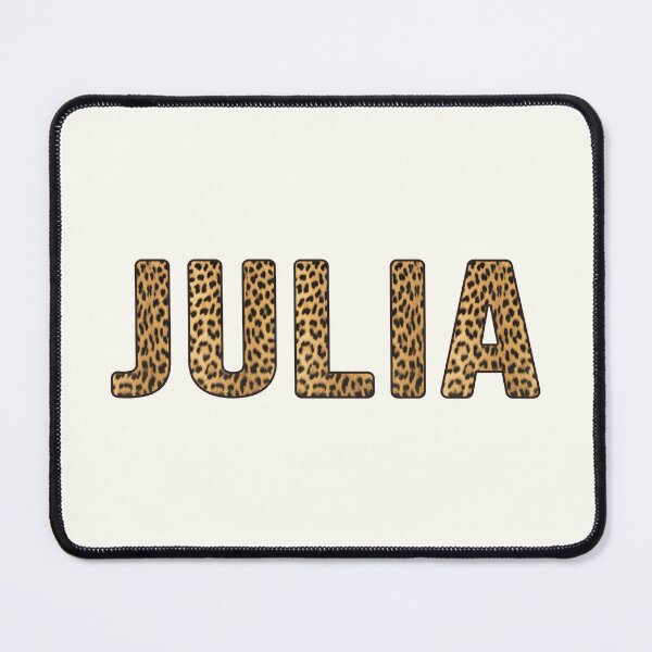 Item preview, Julia Name Leopard Print designed and sold by Jeallan Designs.