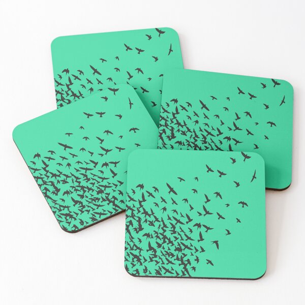 Item preview, Flock of Birds Silhouette Sky designed and sold by Minimum-Rage.
