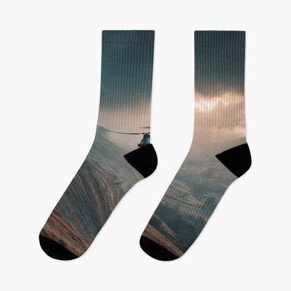 Item preview, Twin Rotor Chinook Over Farmland Below with Blades Turning designed and sold by Skyframe Aviation.