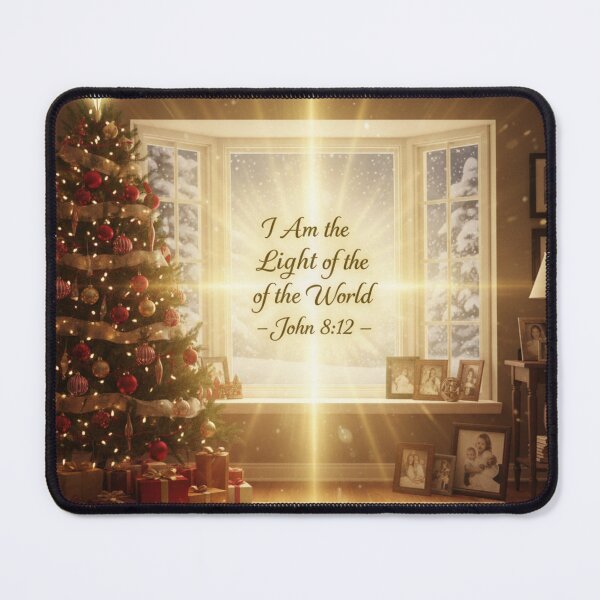 Item preview, The Light in the Living Room – The True Light of Christmas designed and sold by vineartstudio.