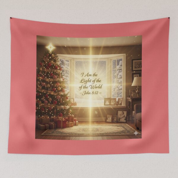 Item preview, The Light in the Living Room – The True Light of Christmas designed and sold by vineartstudio.