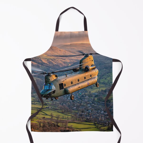 Item preview, British Chinook Over Gentle Hillsides at Dawn designed and sold by Skyframe Aviation.