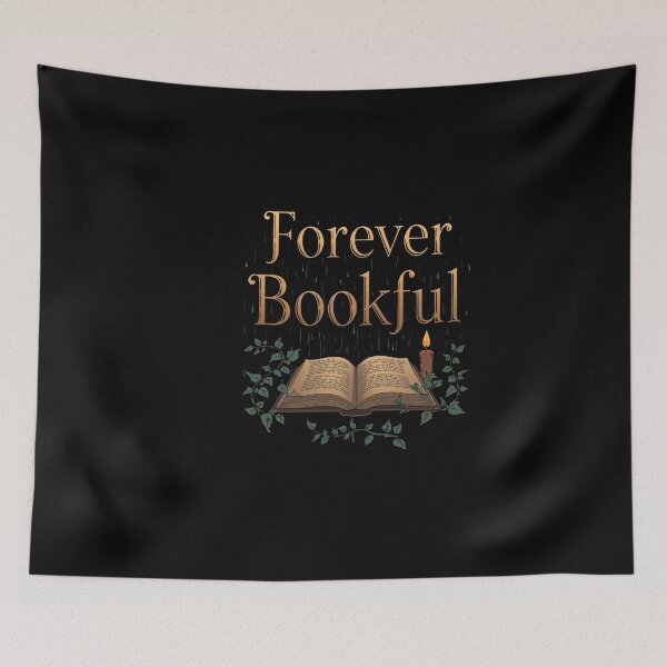 Item preview, Forever bookful– Retro Book Lover design  designed and sold by Happyhoo1.