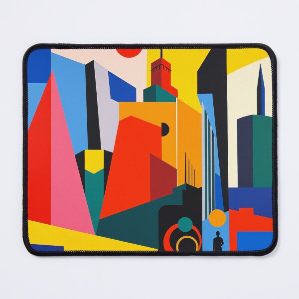 Item preview, Geometric Cityscape: Abstract Urban Dreams designed and sold by TwoDotsStudio.